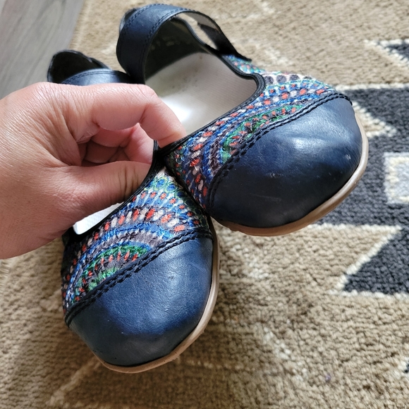 Rieker Multicolor Leather Maryjane Shoes - Picture 2 of 6